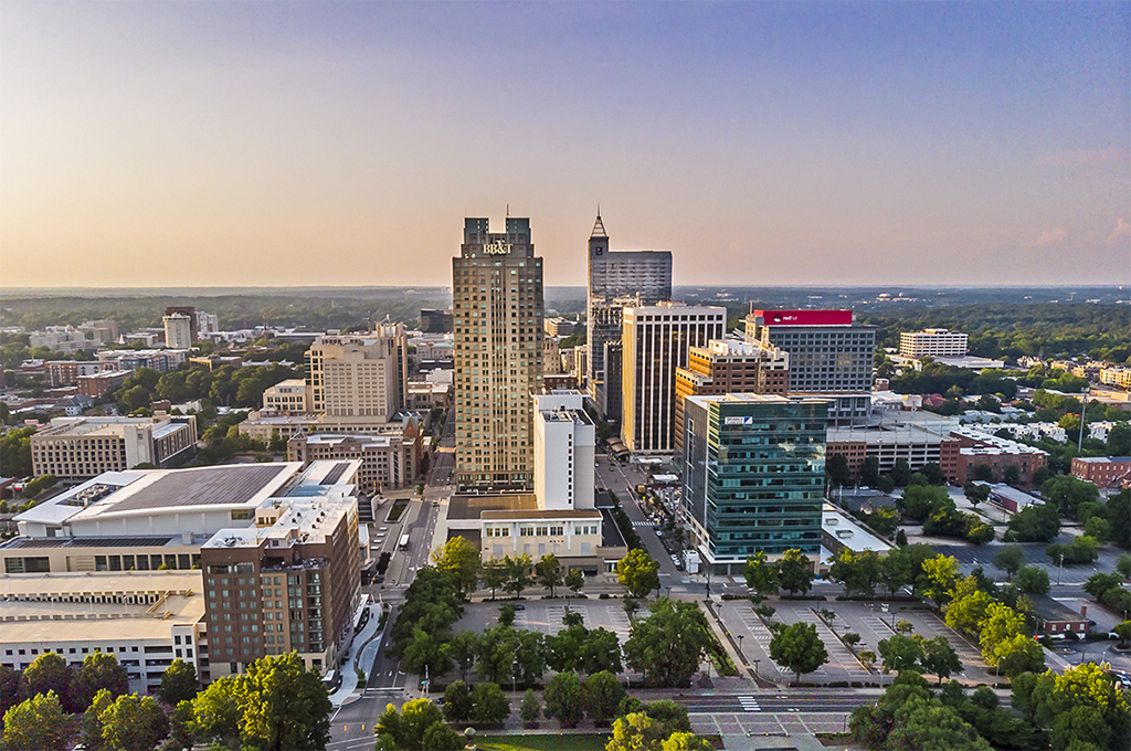 Raleigh Downtown Aerial Photo